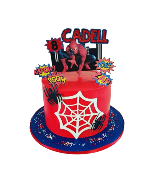 Spiderman cake