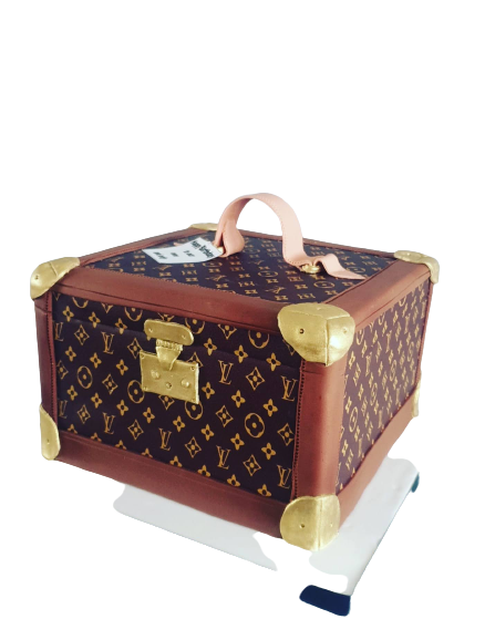 Lv bag cake