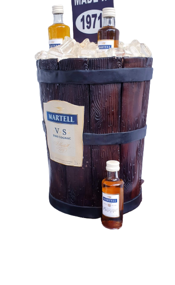 Barrel cake for men