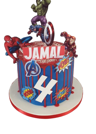 Super hero cake